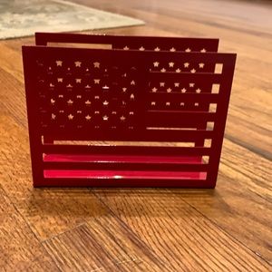 Red American Flag Napkin Holder